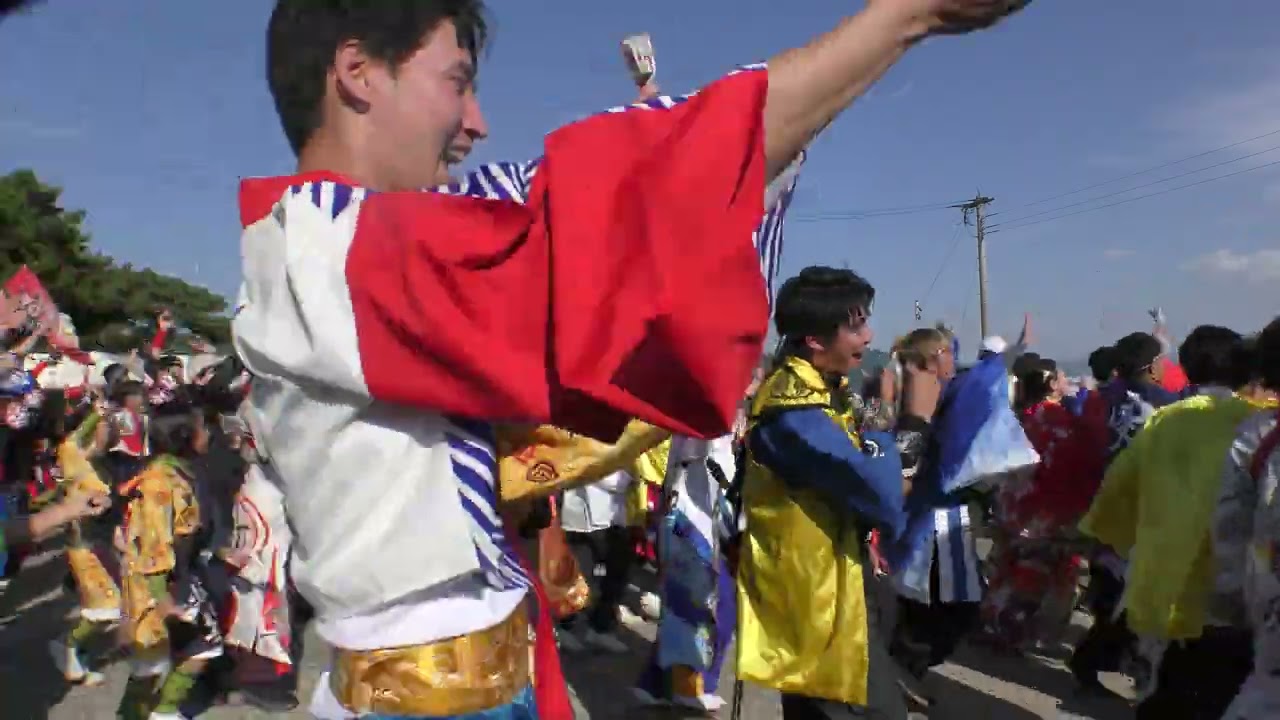 総踊り　第14回 かわたな“かっちぇてYOSAKOI祭り