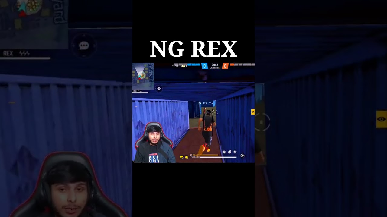 PN REX JOIN NG E-SPORTS Guild Testing Rex Vs Five Pro Players @NonstopGaming_ #shorts #freefire