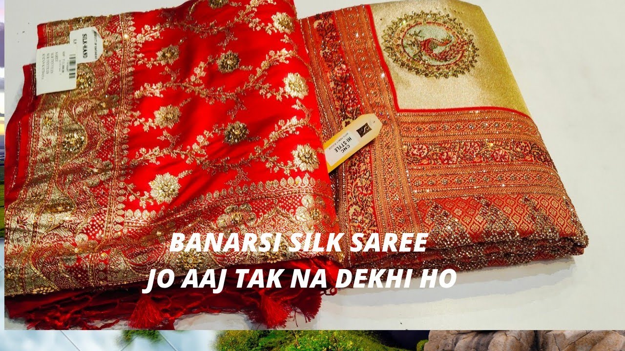 Festive Wear Banarasi Silk Saree | Rich & Royal Design #saree #banarasisilk #banarasisilksaree 
