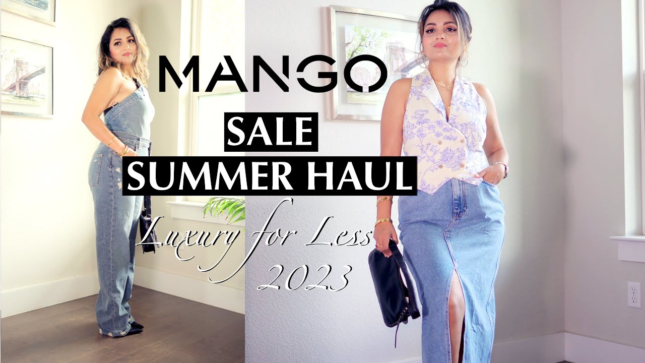 Luxury for Less : MANGO SALE Summer Try-On Haul 2023