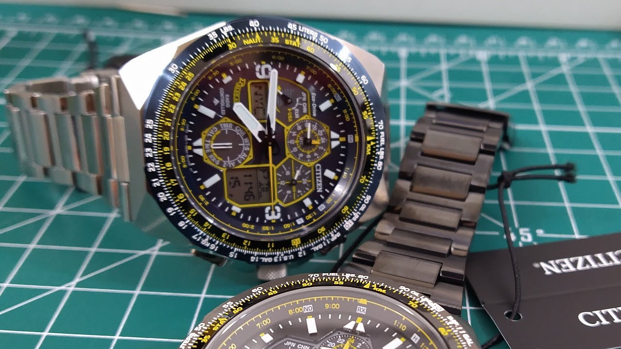 Citizen Skyhawks NEW 2022 MODELS: JY8127-59E & BLUE ANGELS JY8128-56L