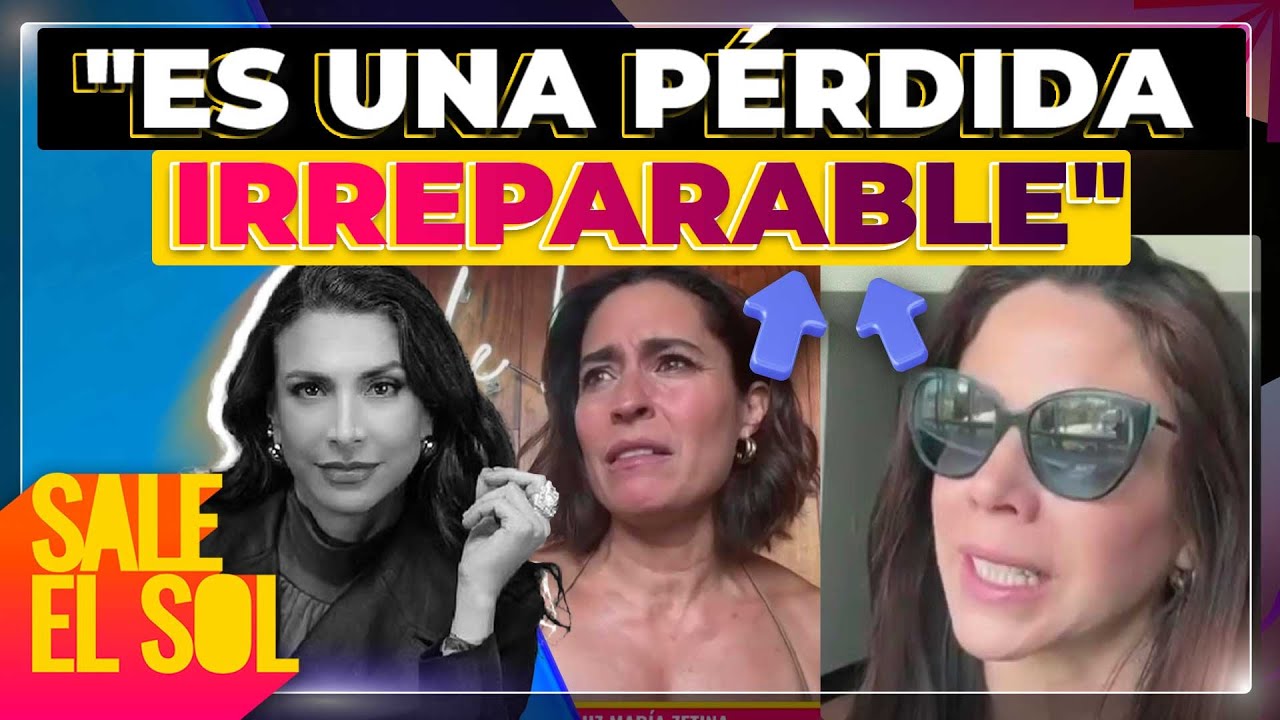 Luz María Zetina y Paola Rojas ROMPEN EN LLANTO por la muerte de su amiga, Verónica Toussaint