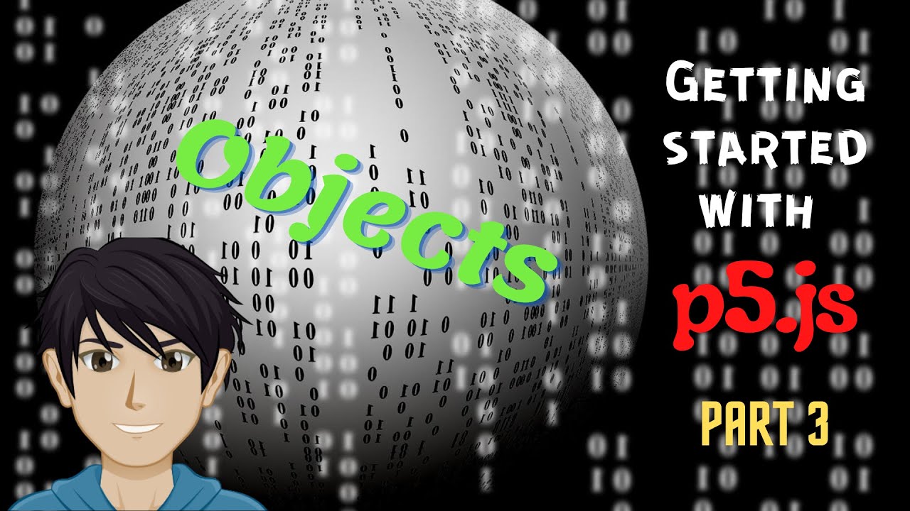 Getting started with p5.js - Part 3 | Objects | The Coding Kid