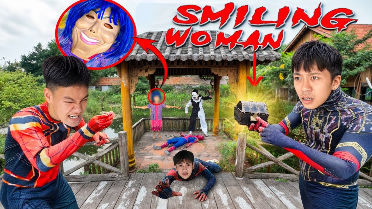 PARKOUR POV Vs SMILING WOMAN | Escape from Real Life Horror #13 | Spiderman Horror
