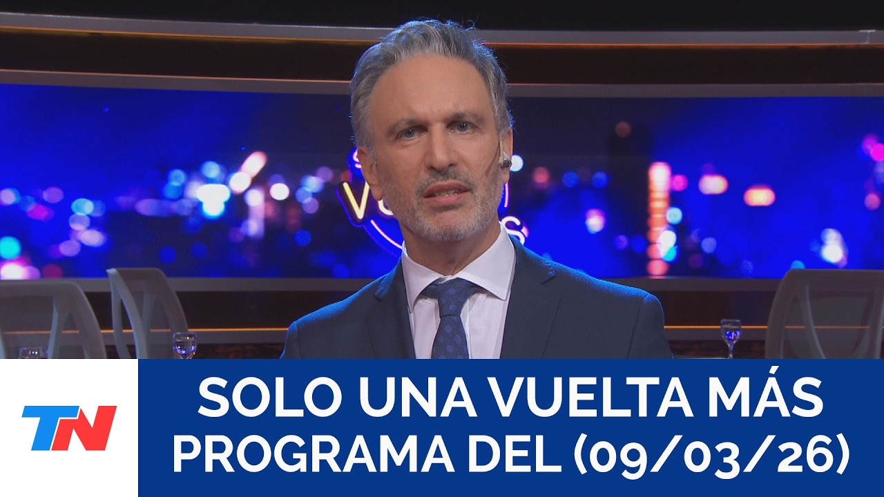 Solo una Vuelta Mas I Programa completo 09/03/2026