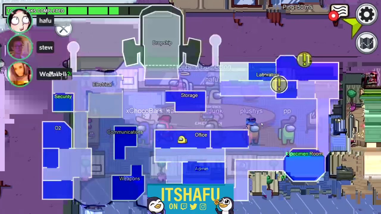 Among Us | It's Steven time(ft. Hafu Lobby's dead chat)