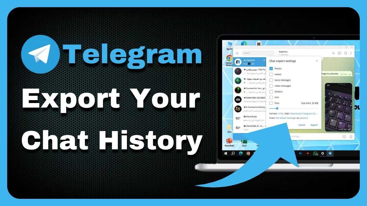How To Export Chat History On Telegram | Download Telegram Chat History (Easy Guide)