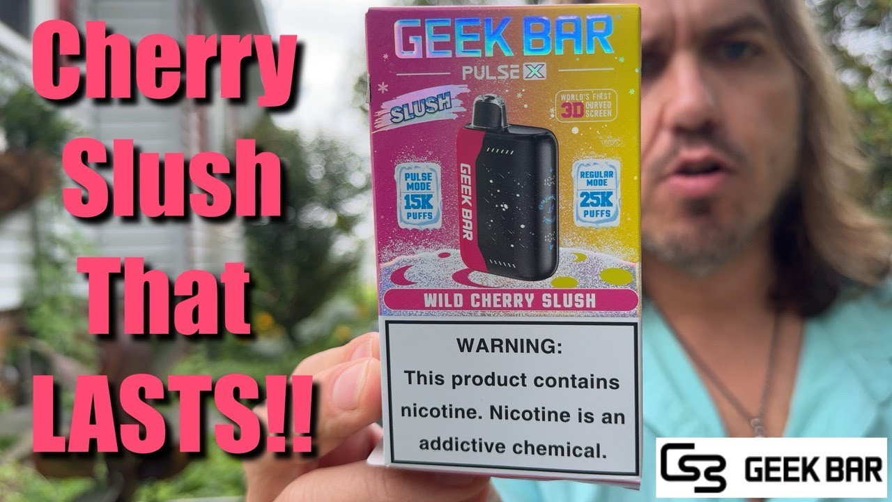 Geek Bar Pulse X Wild Cherry Slush! Longest Lasting Vape Ever?