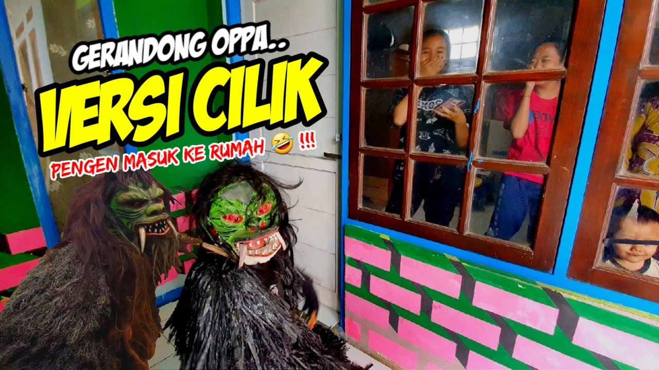 GERANDONG NGAMUK BARONGAN GALAK MAU MASUK RUMAH LAGI ❗❗ KUDA LUMPING BOCIL 💥 LEMBUR KURING