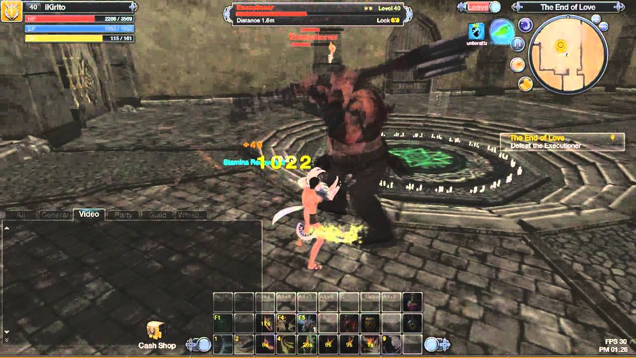 RaiderZ - Executioner(Guardian Neipus) Solo (Defender) -Naked-
