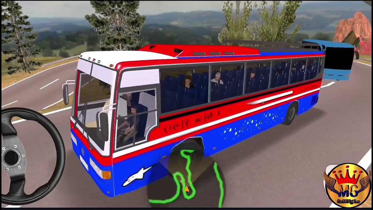 Offroad Coach Bus Driving 2025 - Real Uphill Bus Drive 3D Simulator - Android GamePlay