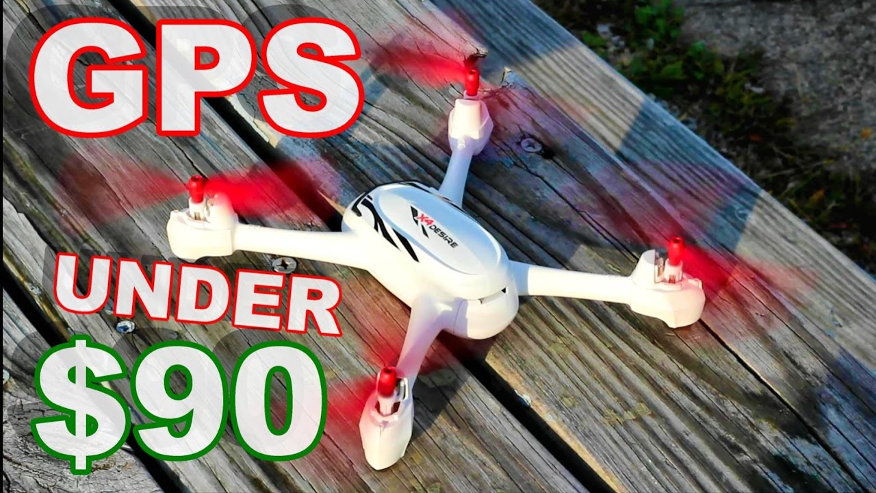 World's Cheapest GPS Camera Drone - Hubsan 502E X4 Desire Flight Review - TheRcSaylors