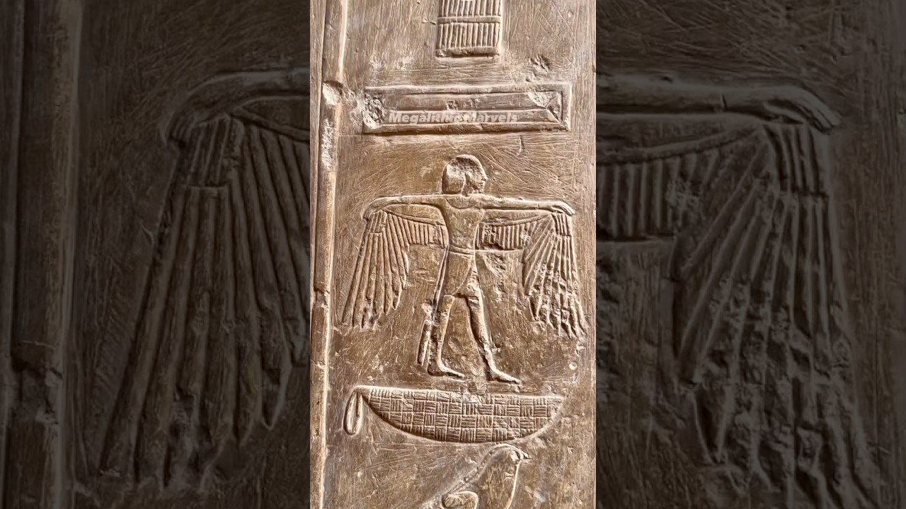 The only depiction of &lsquo;Bird-Man&rsquo; #egypt
