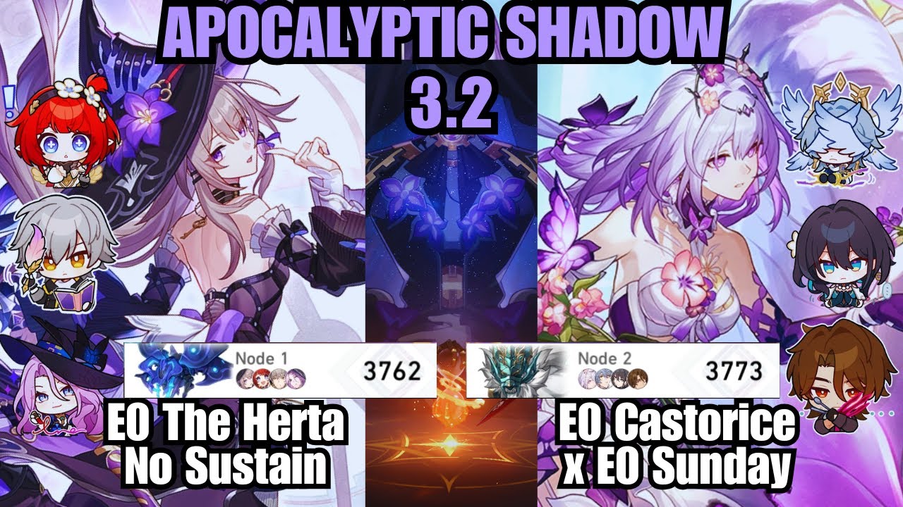 HSR AS 3.2 | E0 The Herta (No Sustain) & E0 Castorice x E0 Sunday | Honkai: Star Rail