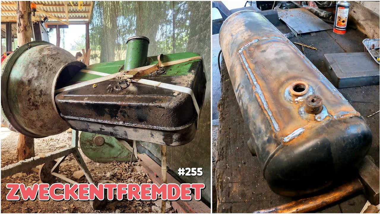 TANKREINIGUNG leicht gemacht - UNIMOG 411 | Druckluftkessel mit ROSTBEFALL | oldtimer_junkie
