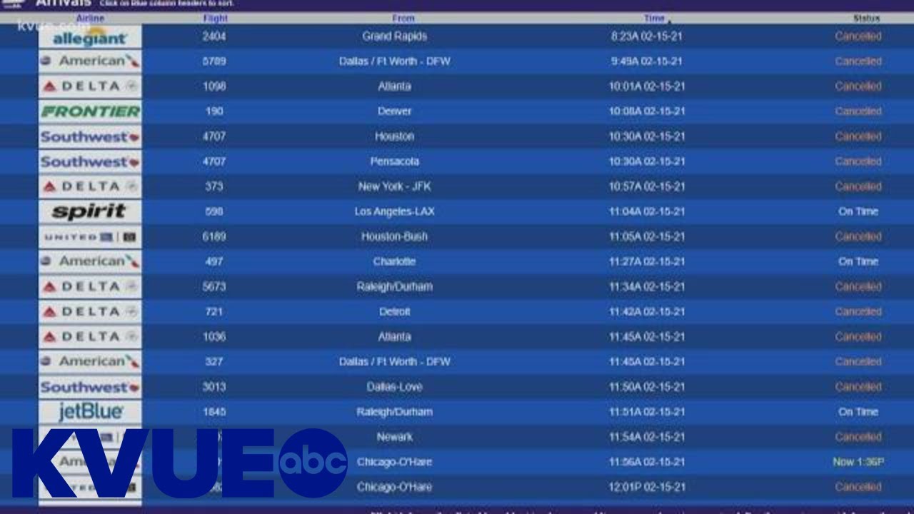 Winter storm in Austin, Texas: How Austin's airport is responding | KVUE