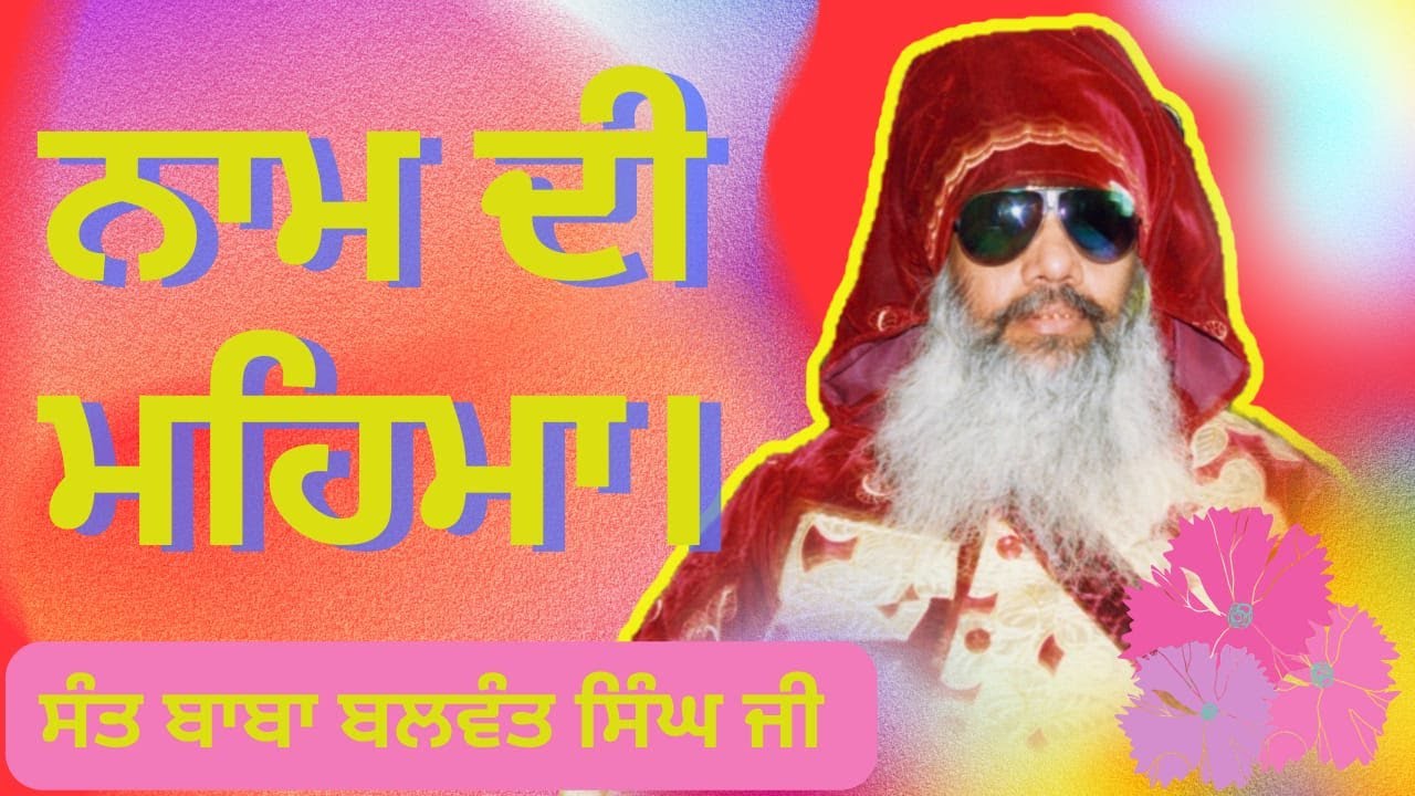 ਨਾਮ ਦੀ ਮਹਿਮਾ - Sant Baba Balwant Singh Ji.
