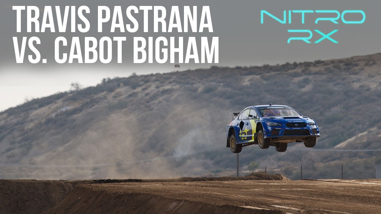 Travis Pastrana vs. Cabot Bigham | Nitro Rallycross Battle Bracket Round 4 Day 1