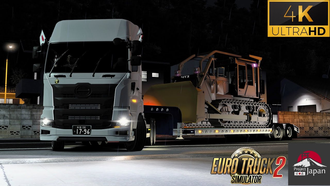【Project Japan】 日野 プロフィア 日本 大阪 から 伊方 【ETS2】【4K60p】