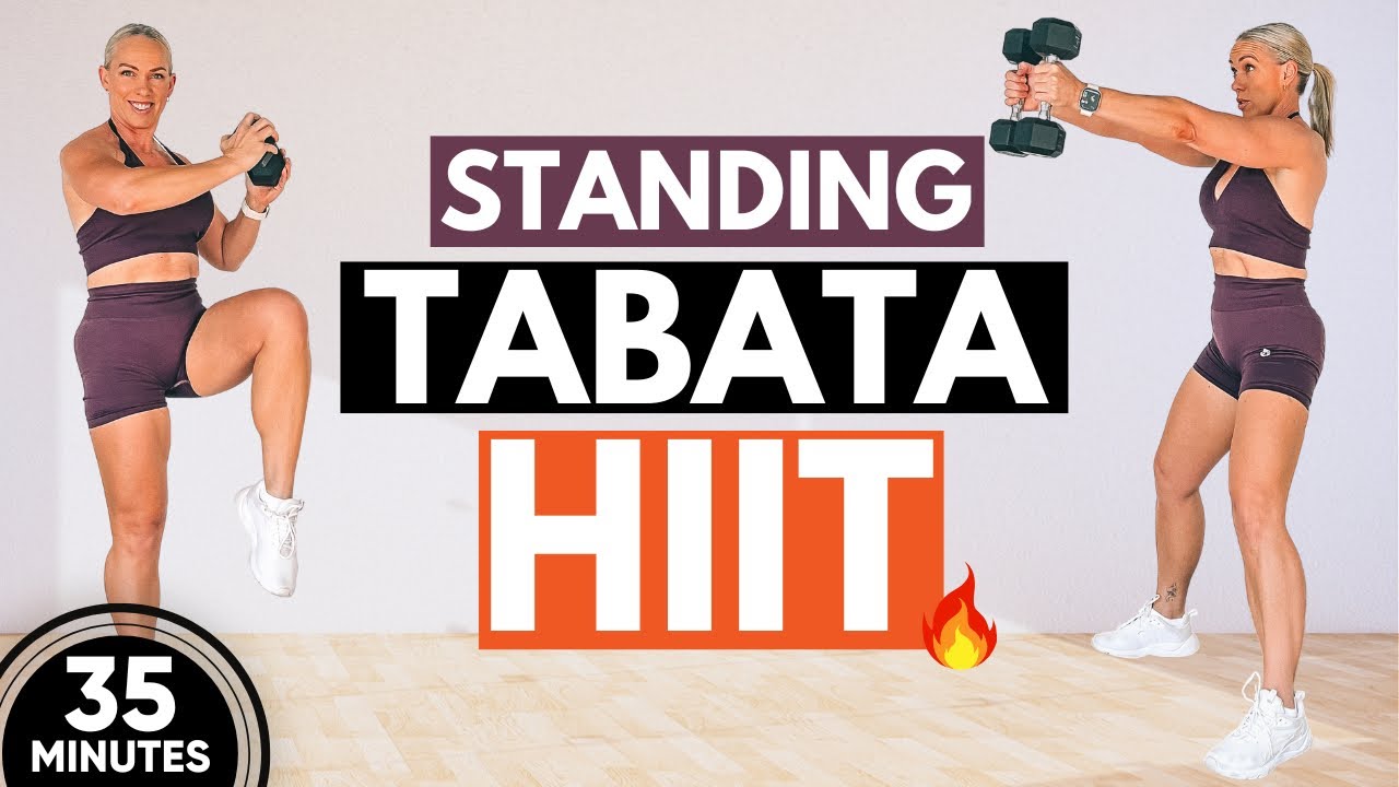 Standing Tabata Strength & Cardio Workout (35 Min)