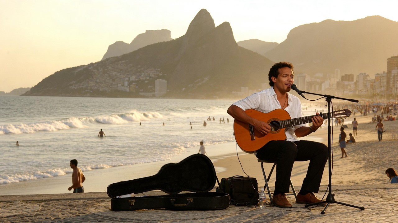 BOSSA NOVA pra se sentir na ORLA de COPACABANA 1980 | Inspirado em TOM JOBIM