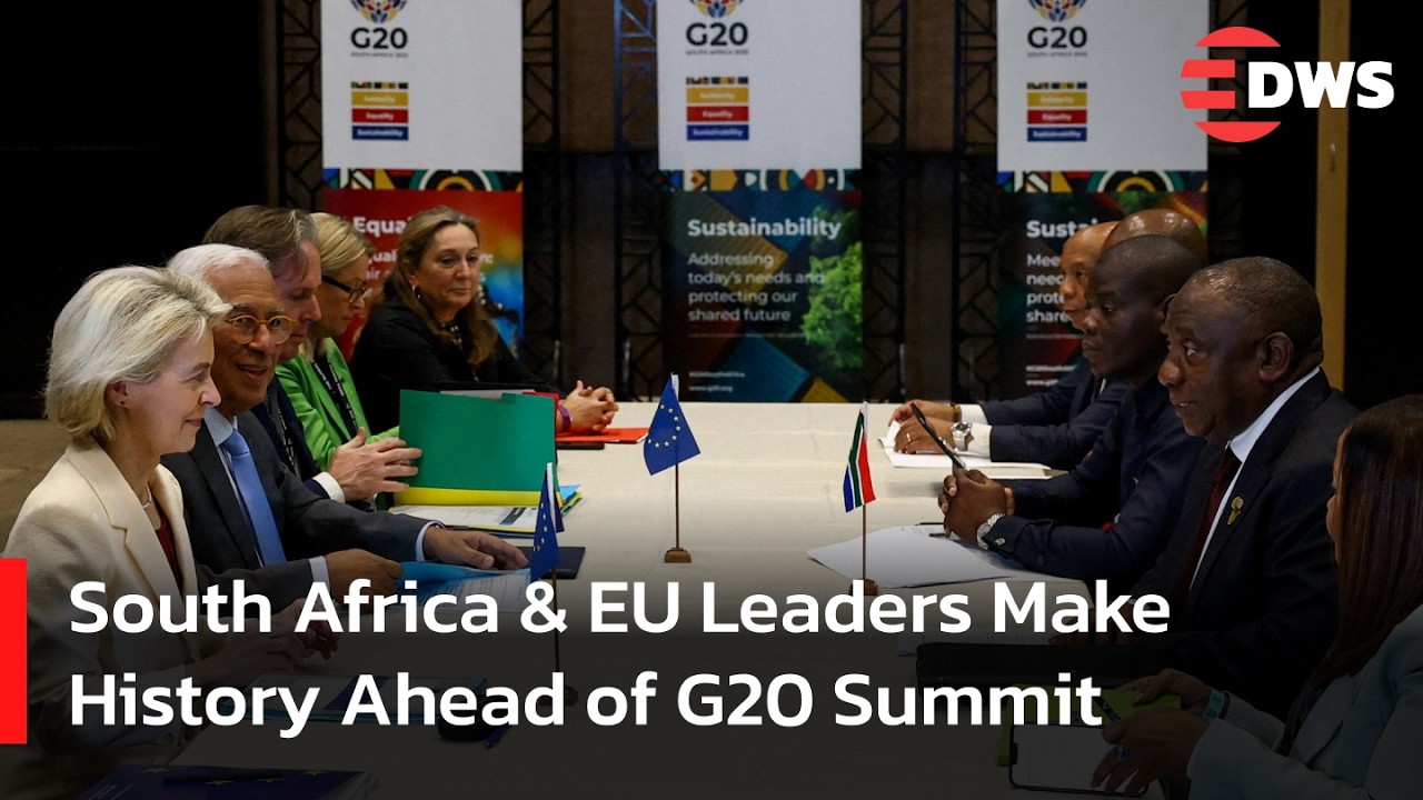 Ramaphosa Meets EU Leaders: Shocking G20 Updates on Trade, Security & Partnerships | DWS News | AC14