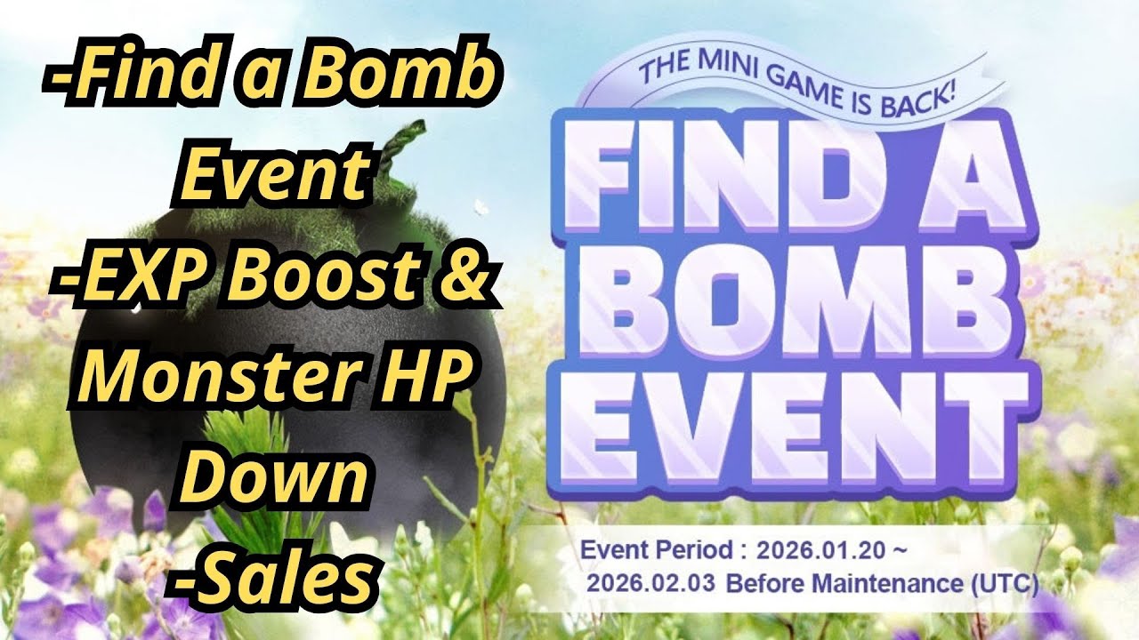 Mu Online GMO Find a Bomb Event, +30% EXP, Ventas Especiales