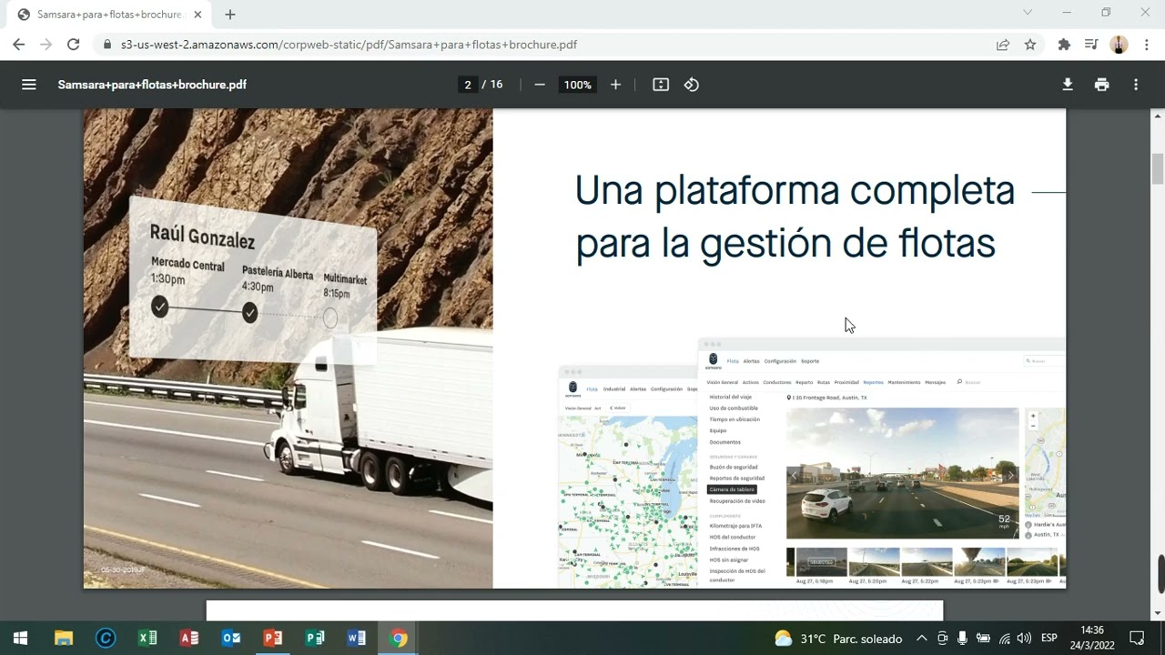 Samsara-plataforma completa para la gestión de flotas-accede a ubicación de vehículos en tiempo real