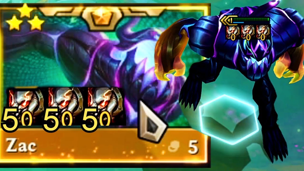 3 Star ZAC 150 Titan's Resolve stacks | TFT Set 14