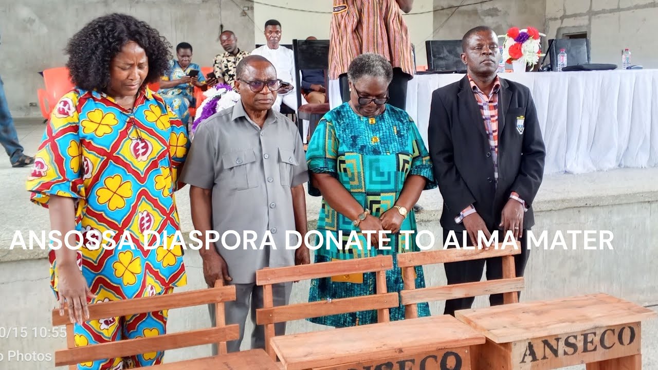 ANLO SHS GETS SUPPORT FROM ANSOSSA DIASPORA — 200 DESKS DONATED TO EASE FURNITURE SHORTAGE
