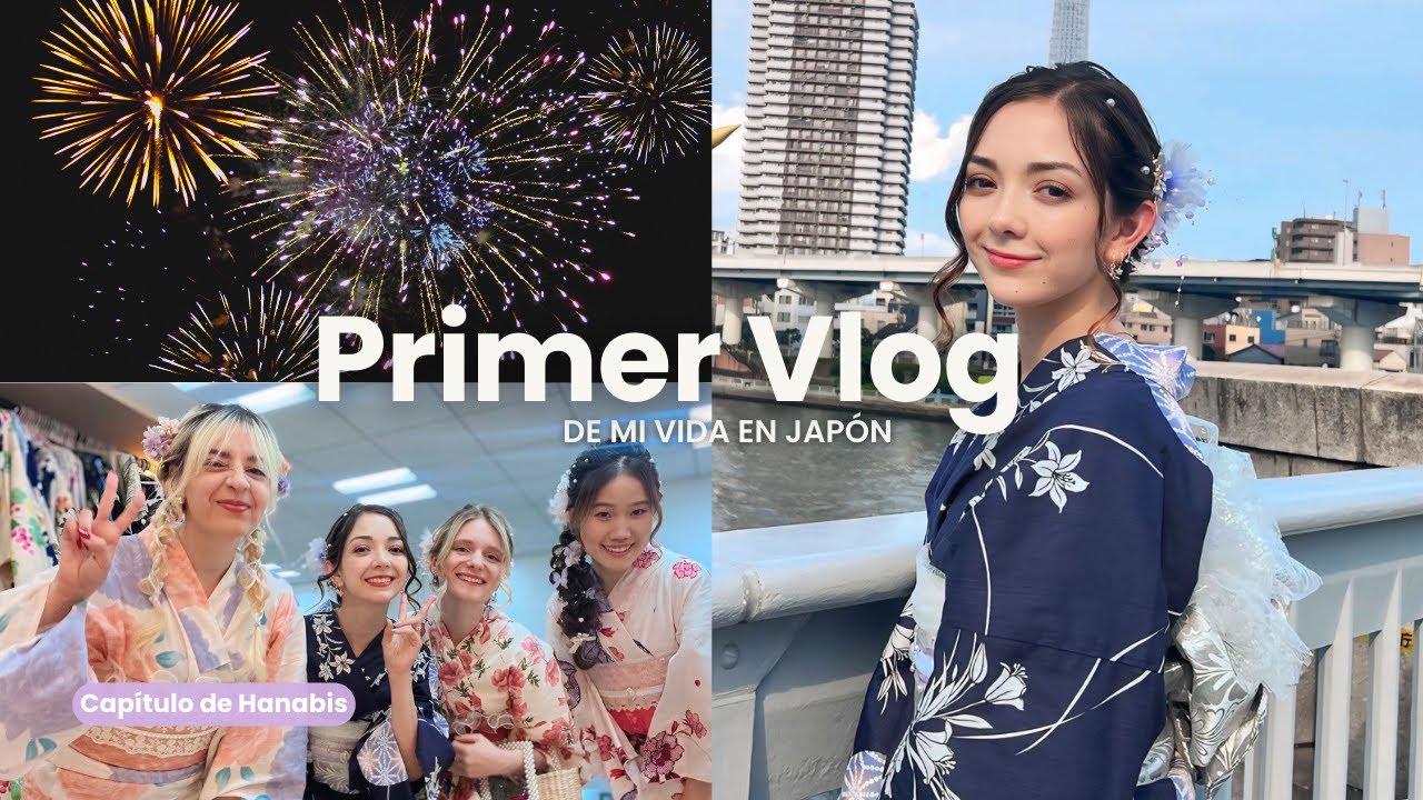 Mi primera vez en Yukata! Fuegos Artificiales y Verano en Japón 👘☀️