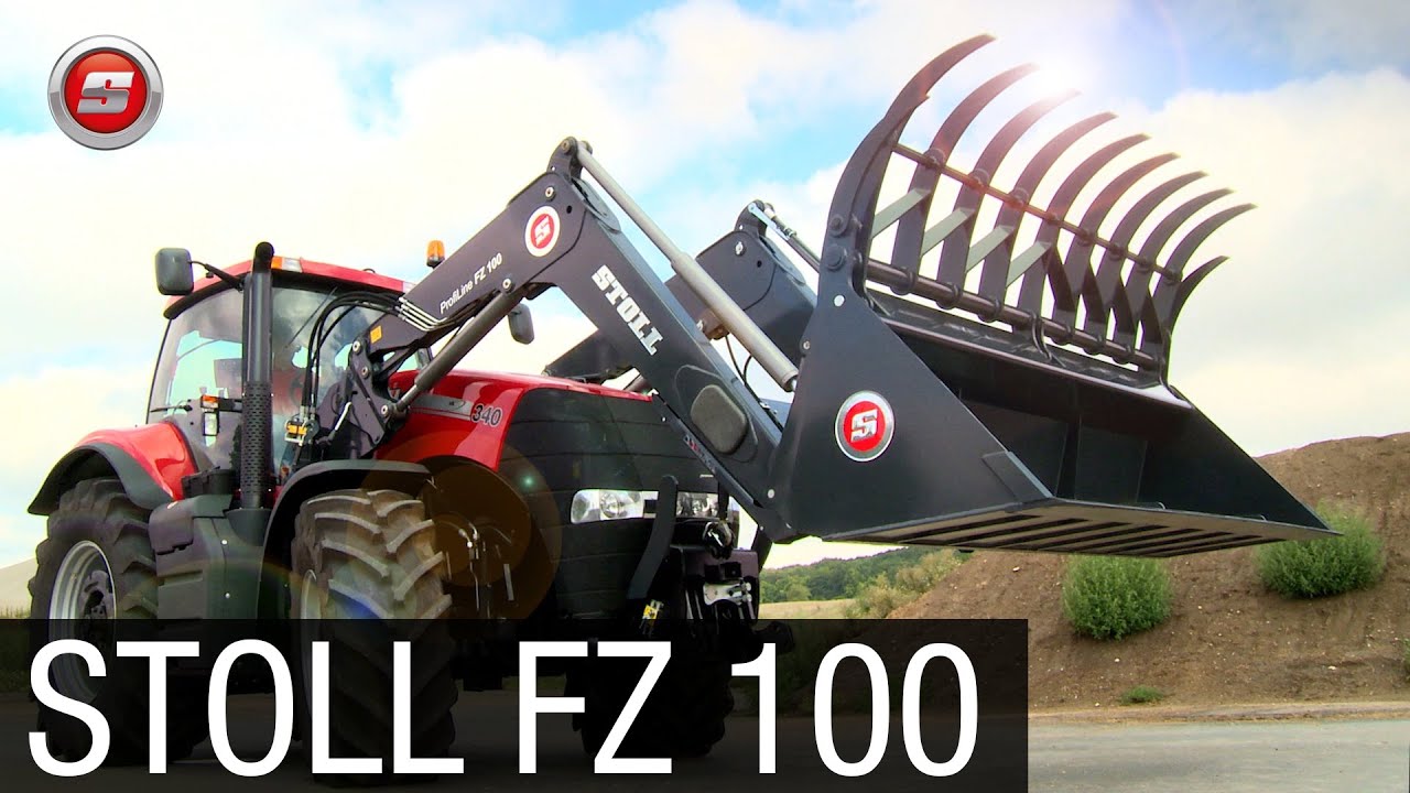 STOLL FZ 100 - самый большой фронтальный погрузчик в мире (RU)