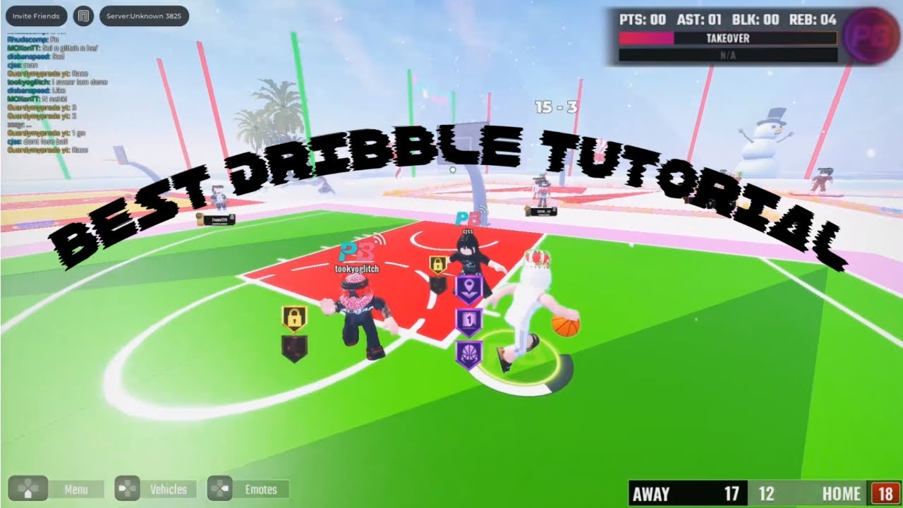 BEST DRIBBLE/GLITCH DRIBBLE TUTORIAL (Playground Basketball)