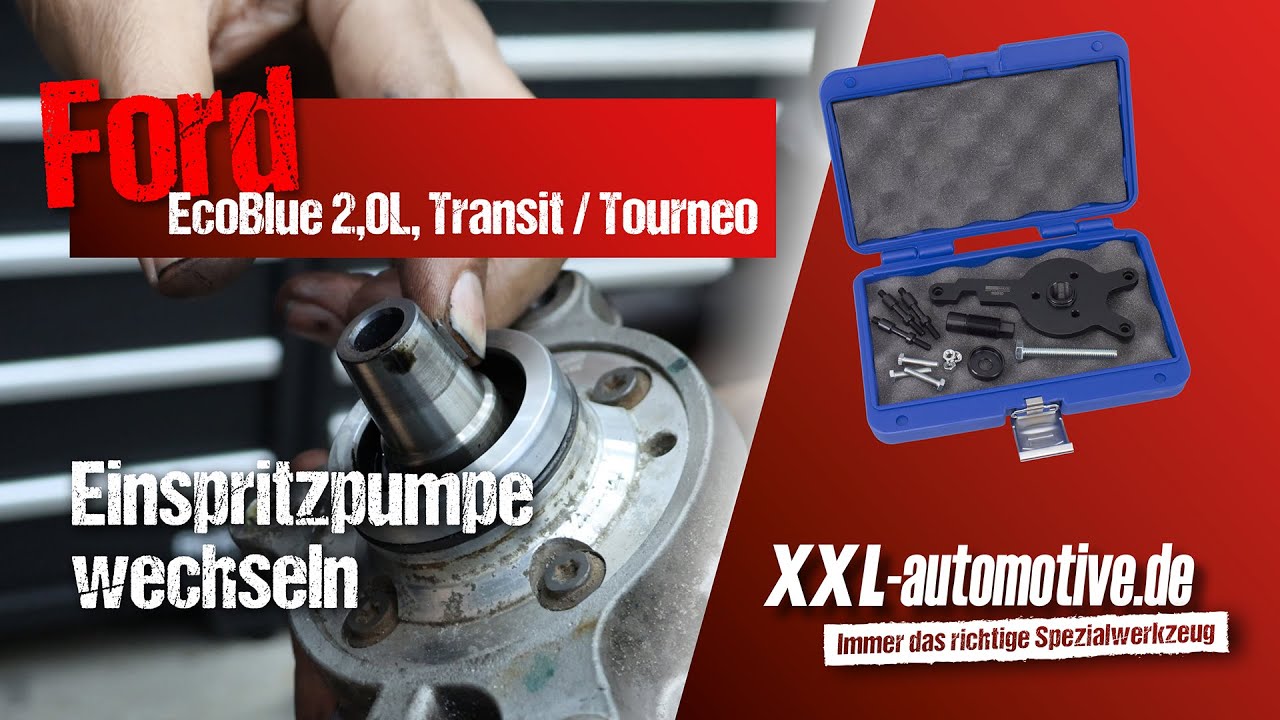 Einspritzpumpe wechseln bei Ford 2,0 l EcoBlue, Transit, Tourneo