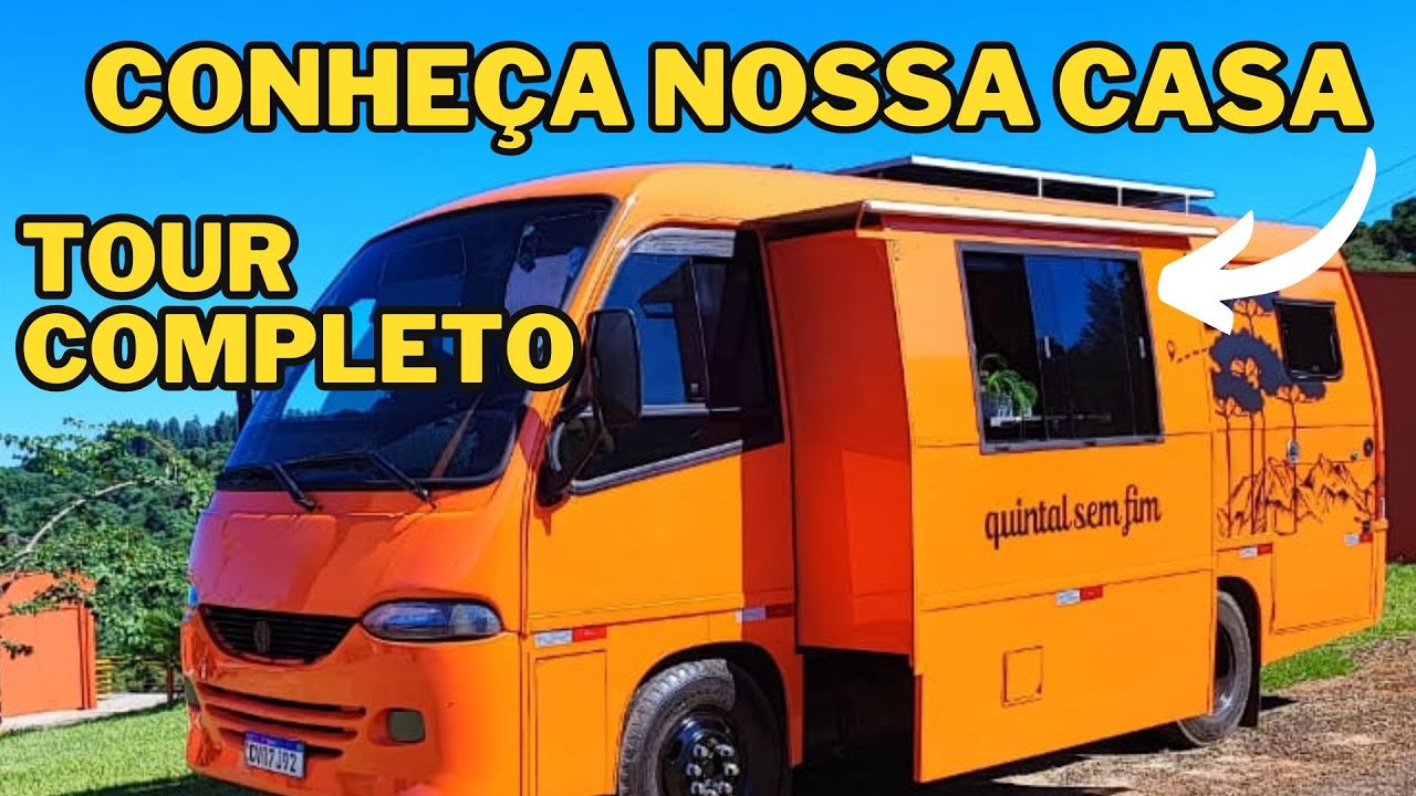 TOUR COMPLETO MOTORHOME ARTESANAL MAIS BONITO DO BRASIL