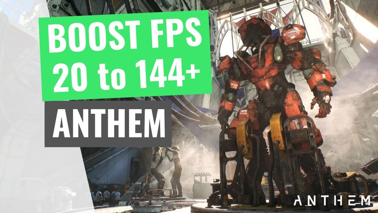 Anthem : How to Increase your performance / BOOST your FPS on any PC!