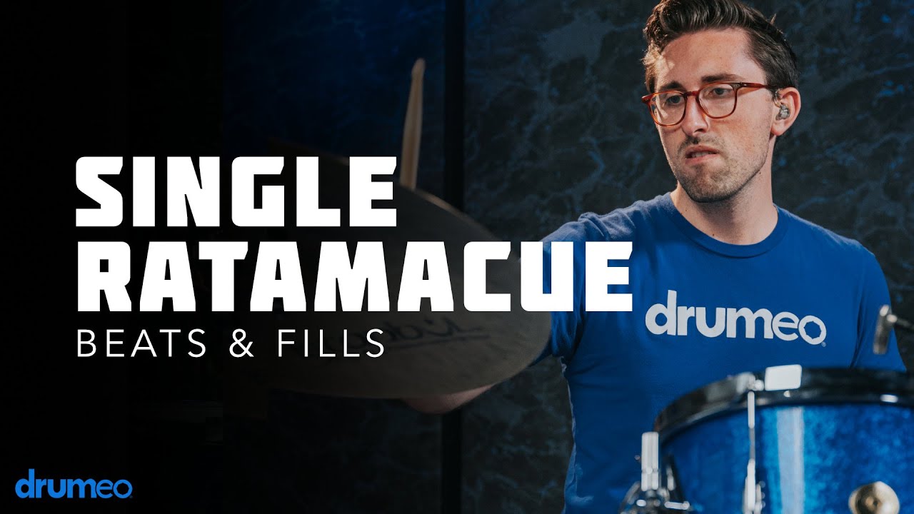 How To Play A Ratamacue On The Drums - Drum Rudiment Lesson