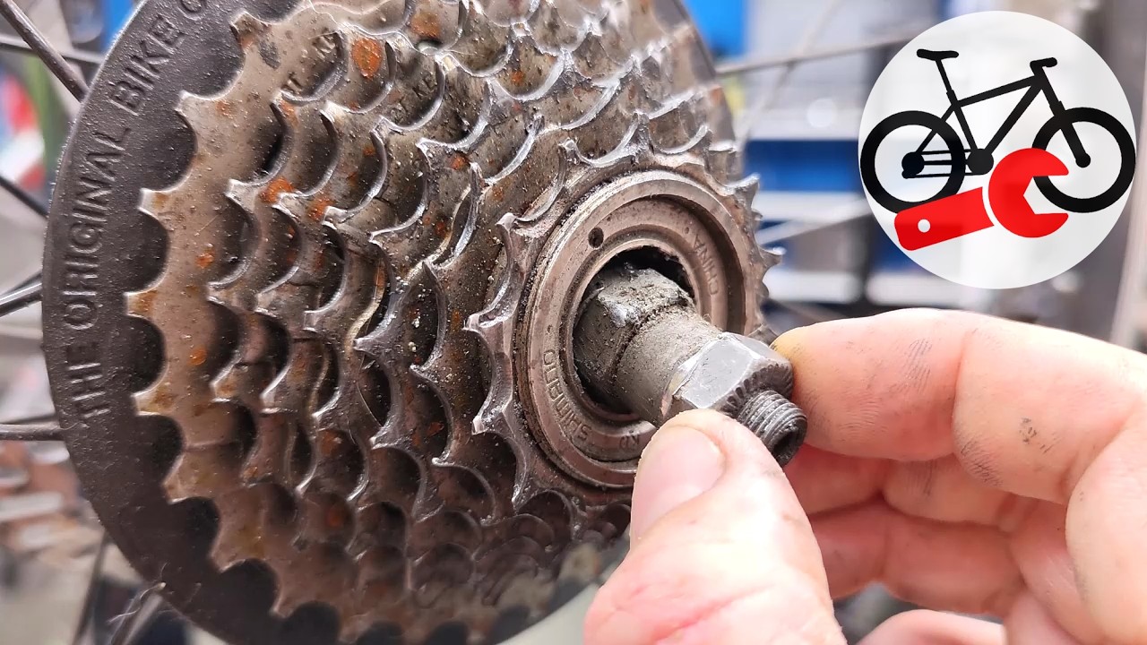 Restoring and cleaning up an old bicycle part. How to change a bike hub axle