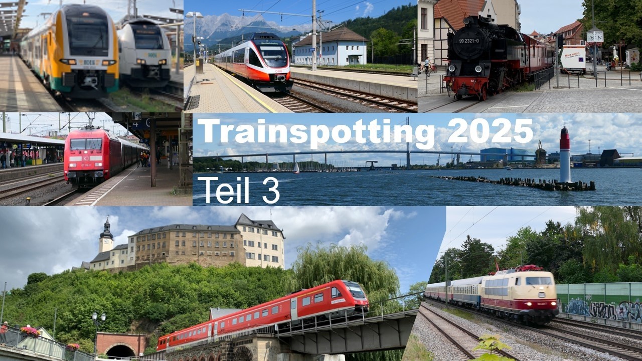 Br 101 Fan Trainspotting 2025 Teil 3 Juli - September 2025