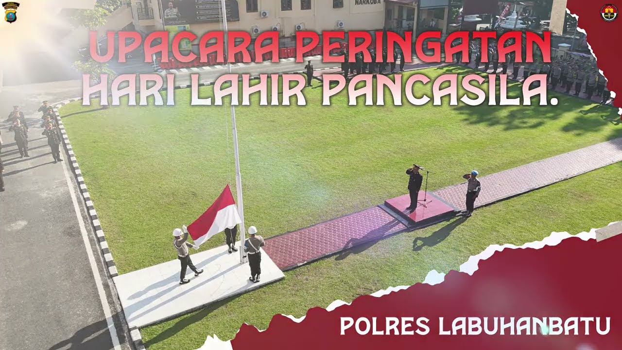 Polres Labuhanbatu Gelar Upacara Peringatan Hari Lahir Pancasila, Teguhkan Semangat Kebangsaan