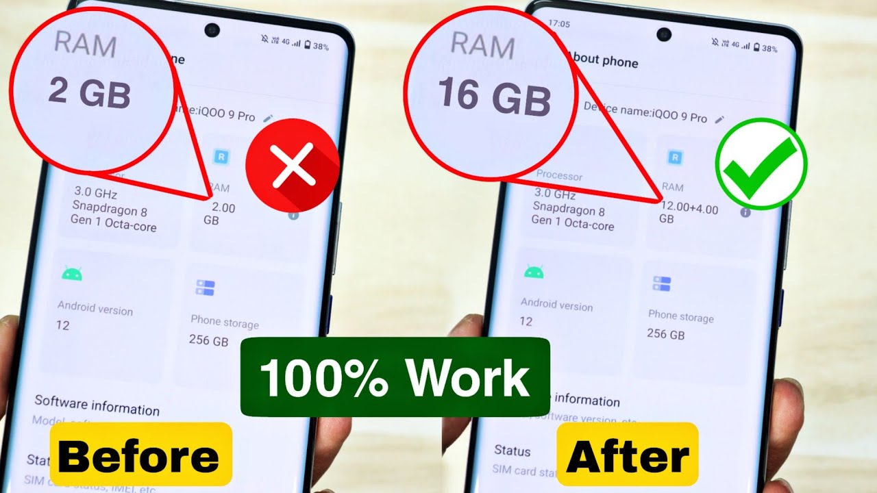 Add 16 GB Extra RAM in Any Phone (Without Root) 2024 New Trick | BGMI Lag Fix | Phone Hang fix