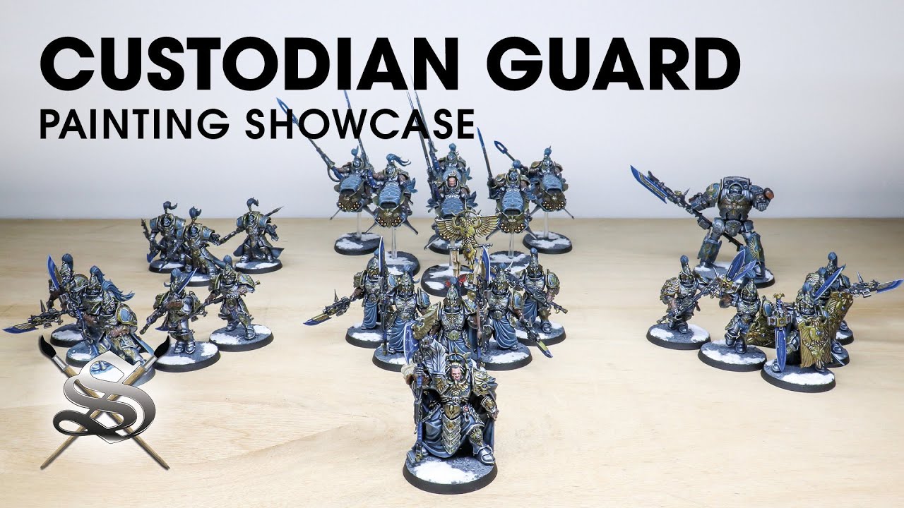 CUSTOM CUSTODIAN GUARD! Warhammer 40k Commission Painting Showcase