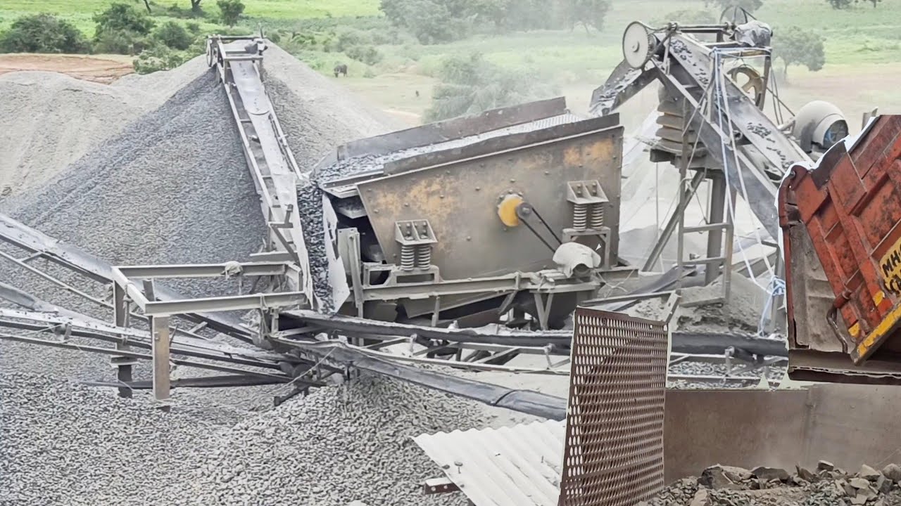 Stone Crusher Machine | Amazing Stone Crushing Video