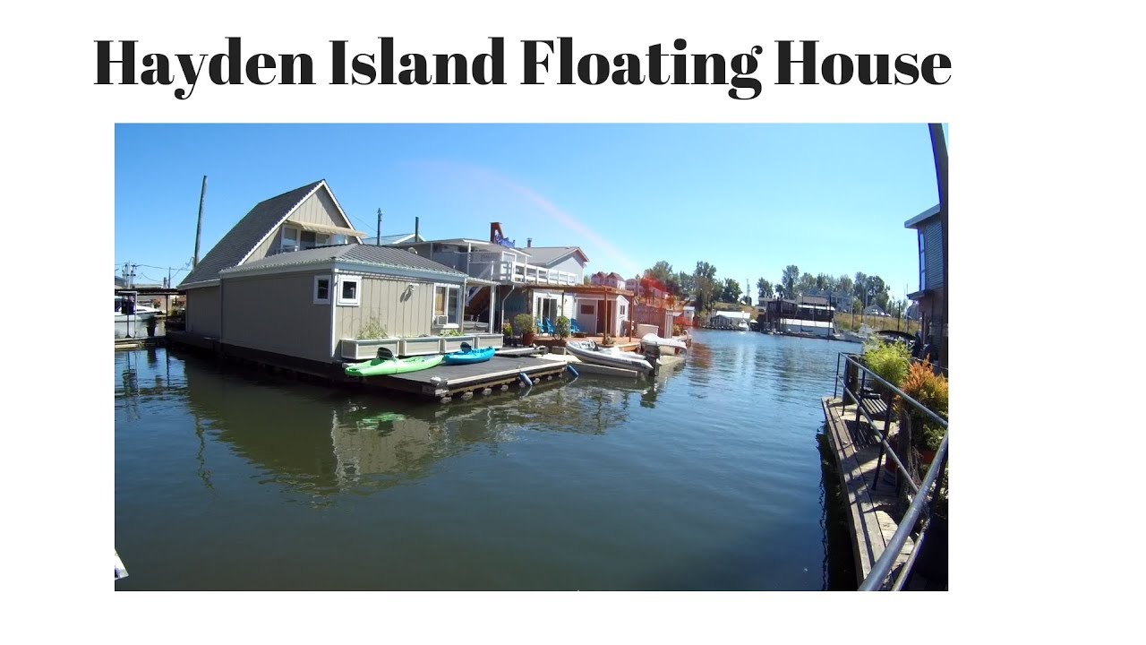 🔴Floating Home Living Hayden Island Portland Oregon Columbia River Marina