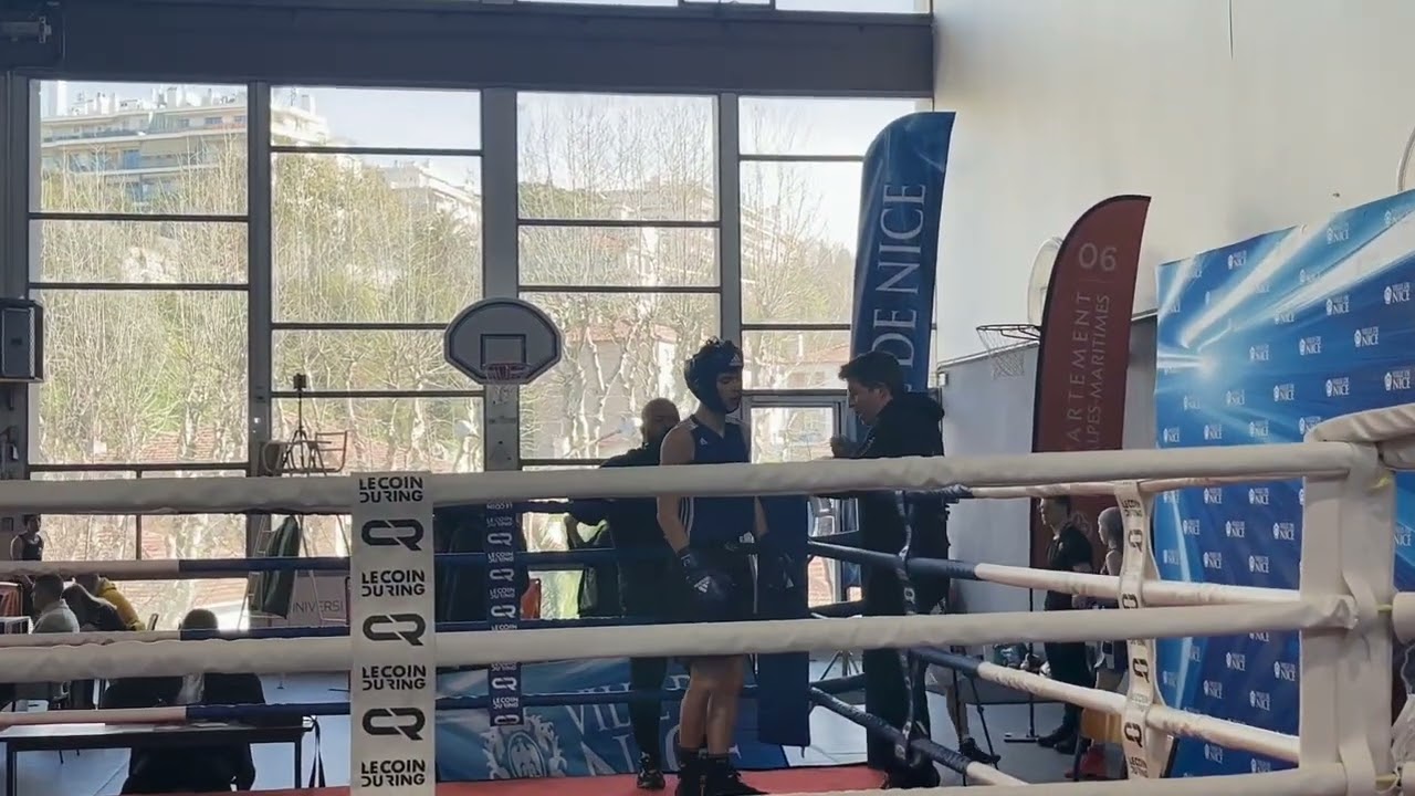 30 mars 2025. Championnat de France Universitaire 2025, Nice. Boxe anglaise. -60 kg.