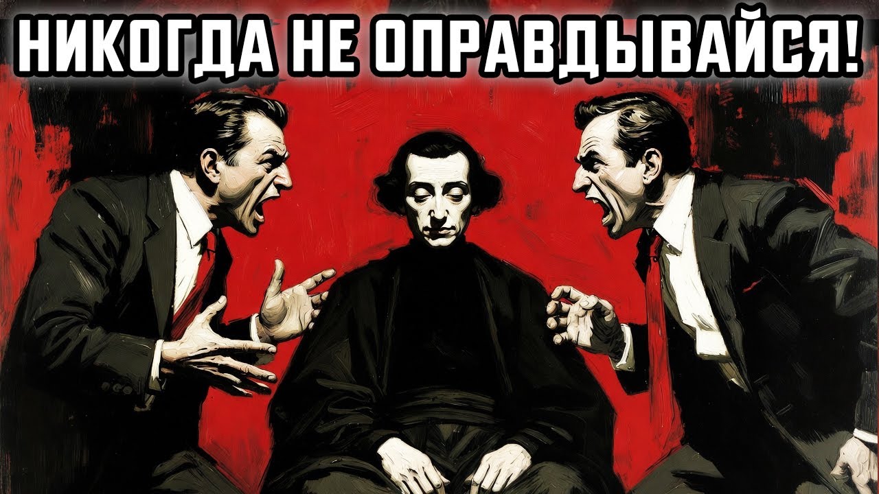 Начни оправдываться и потеряешь ВЛАСТЬ!