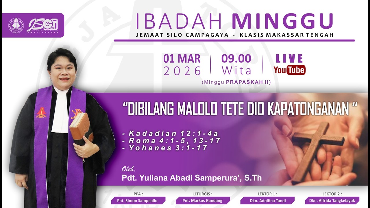 🔴[LIVE] Ibadah Minggu Jemaat Silo Campagaya || Minggu, 01 Maret 2026