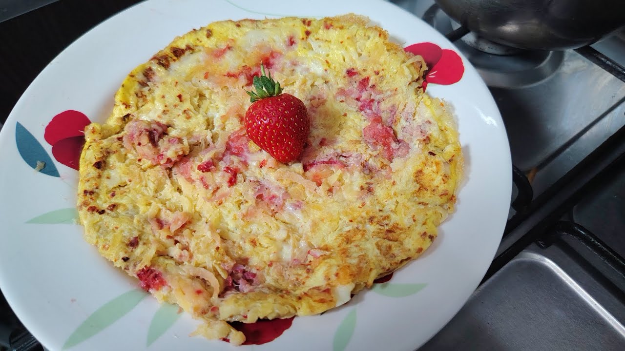 Sweet Dessert Omelet (Meetha nashta)Ye taste mein 