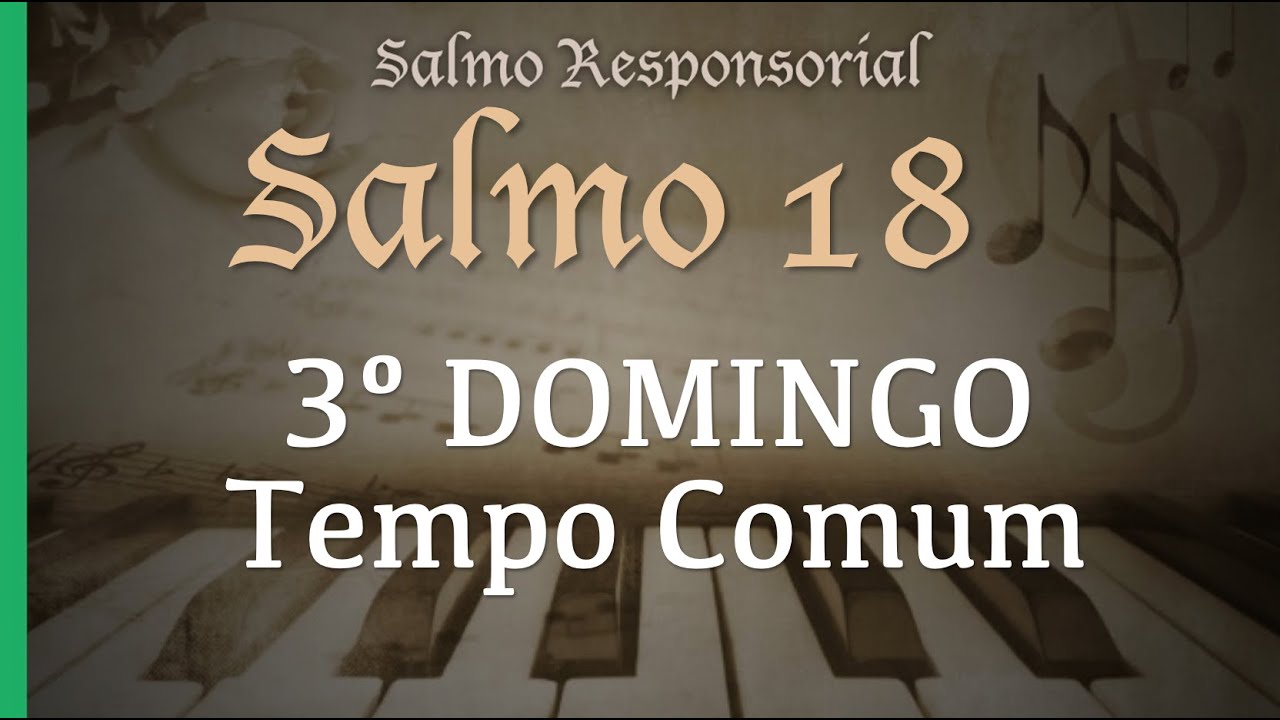 Salmo 18B Vossas palavras, Senhor, são espírito e vida!