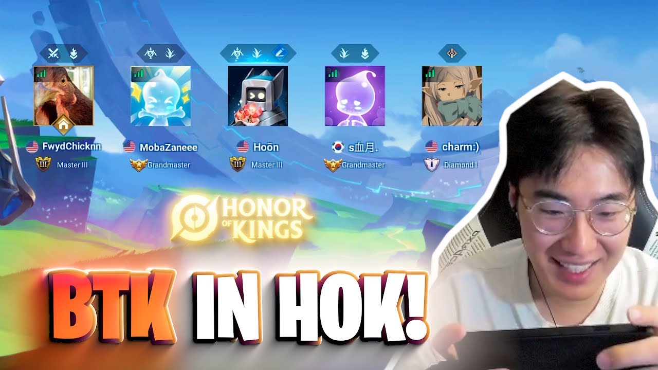 Попытка BTK 5 Men Rank In Honor of Kings